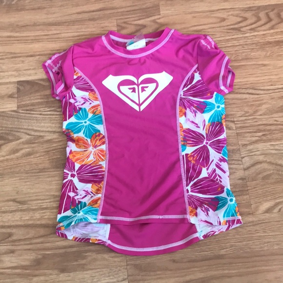 Roxy | Swim | Roxy Girl Swim Rashguard Rash Guard Size 7 | Poshmark